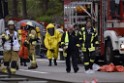 VU Gefahrgut LKW umgestuerzt A 4 Rich Koeln Hoehe AS Gummersbach P159